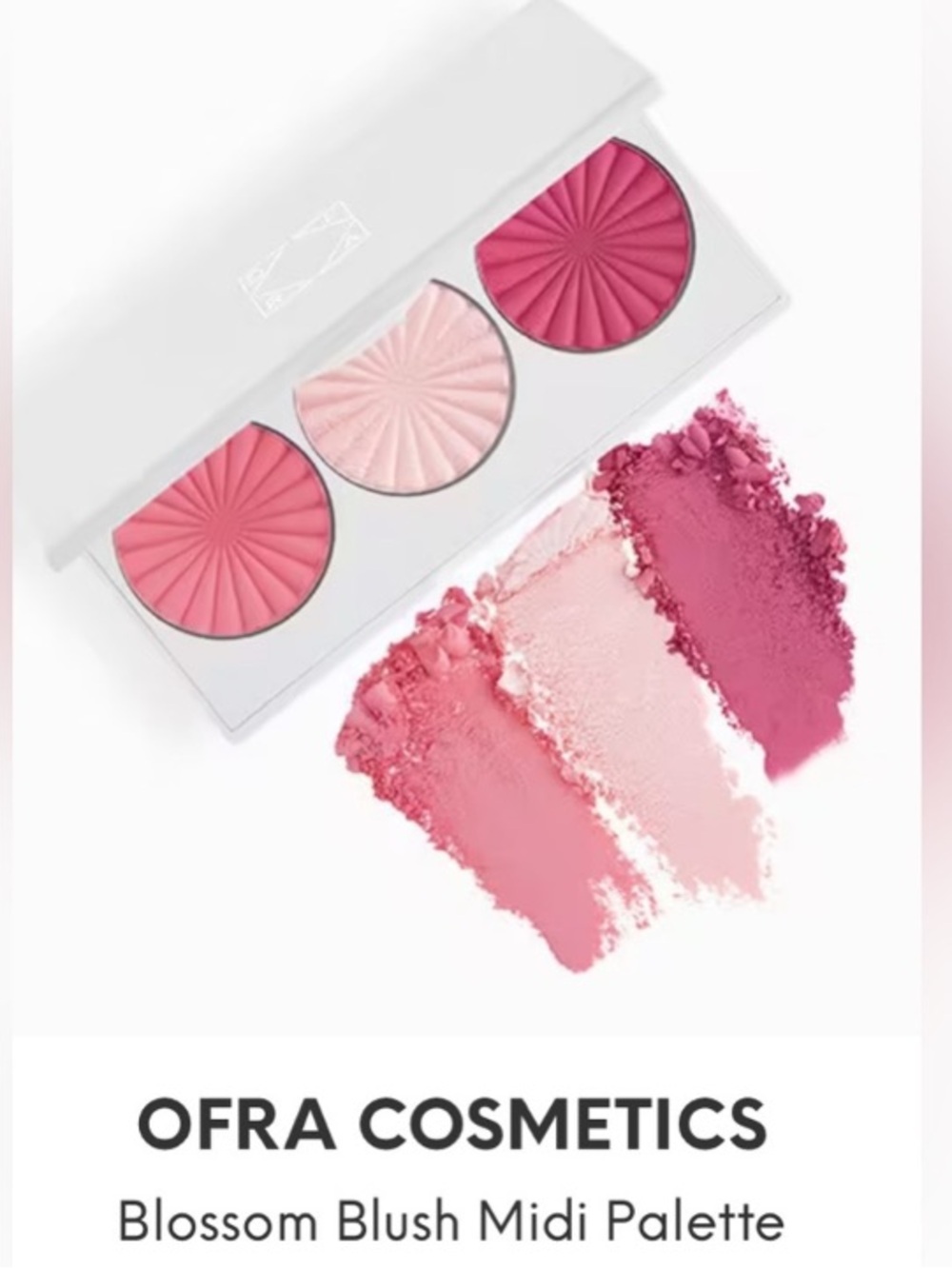 OFRA Midi Palette Blossom Blush & Highlighter Trio Palette NEW!